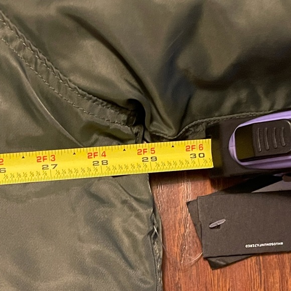 NWT Hudson Puff Utility Jacket Green with Orange Interior XL - Picture 11 of 11